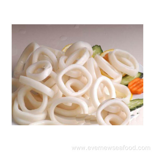 IQF frozen seafood whole cleaned frozen squid ring